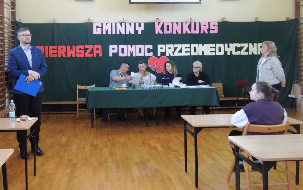 Gminny Konkurs "Pierwsza Pomoc Przedmedyczna" dla kl. 2 i 3